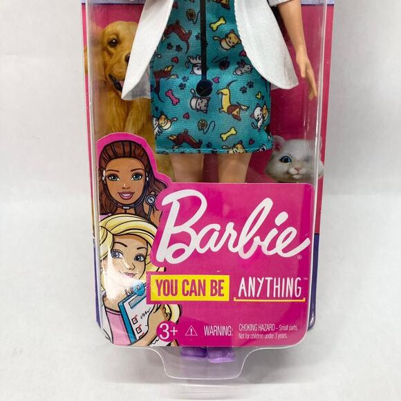 Barbie You Can Be Anything Play Set Pet Vet Doll and Gray Kitty GJL63 Mattel NIP - Picture 4 of 12